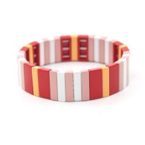 Fashion 3# Alloy Geometric Beaded Bracelet