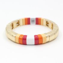 Fashion 10# Alloy Geometric Beaded Bracelet