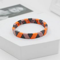 Fashion 4# Alloy Geometric Triangle Beaded Bracelet