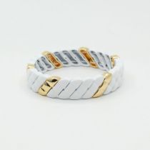 Fashion 26# Alloy Geometric Diamond Twist Bracelet