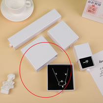 Fashion Ice White Pearlescent 9*9*3.2cm (ring Necklace Earrings Pendant Set Box Drawer Square Jewelry Storage Box