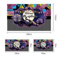 Fashion 4# Polyester Printed Background Fabric Hanging Flag