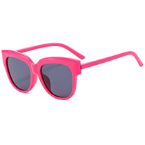 Fashion Rose Red Pc Square Sunglasses