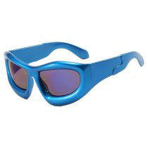 Fashion Blue Frame Blue Mercury Pc Large Frame Sunglasses