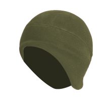 Fashion Army Green Polar Fleece Solid Color Ear Protective Hood