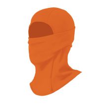 Fashion Orange Color Polyester Solid Color Face Mask And Scarf Integrated Hood