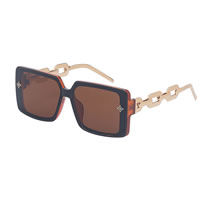 Fashion Bancha Pc Square Chain Sunglasses