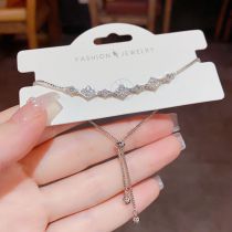 Fashion Silver Copper Inlaid Zirconium Diamond Bracelet