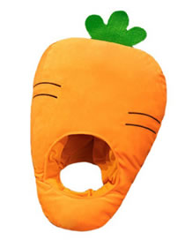 Fashion Carrot Headgear Plush Carrot Headgear
