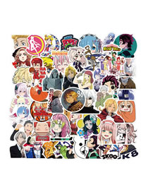Fashion Anime Collection A Section Pvc Cartoon Waterproof Stickers