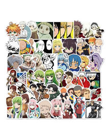 Fashion Anime Collection Type B Pvc Cartoon Waterproof Stickers
