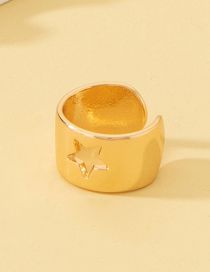 Fashion Gold Heng Xingxing Ear Ring