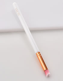 Fashion White Single White Small High Gloss Makeup Brush