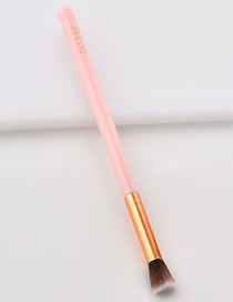 Fashion Pink Single Small Pink Flat Eyeshadow Brush
