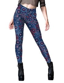Fashion 2# Polyester Printed Trousers
