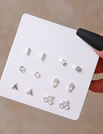 Fashion 10# Alloy Geometric Earring Set