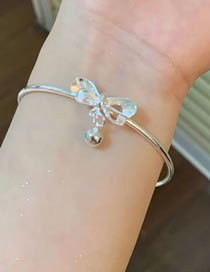 Fashion 2# Alloy Geometric Butterfly Bracelet