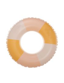 Fashion Retro Stitching Yellow 60# (125g) Suitable For 2-4 Years Old Pvc Color Matching Swimming Ring