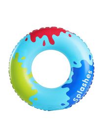 Fashion Pomo Style (blue) 80# (230g) Suitable For Teenagers Pvc Printing Swimming Ring