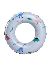 Fashion Retro Blue Dinosaur 100# With Handle (450g) Suitable For Overweight Pvc Printing Swimming Ring