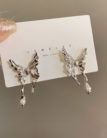 Fashion Pair Of Butterfly Earrings Alloy Butterfly Earrings
