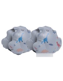 Fashion Retro - Blue Dinosaur Arm Circle Pvc Cartoon Children Swimming Double Airbag Floating Sleeves