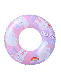 Fashion Mengmeng Rabbit 60# (110g) Is Suitable For 2-4 Years Old Pvc Cartoon Children's Swimming Ring