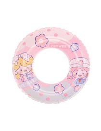 Fashion Snow Princess 70# (155g) Is Suitable For 5-9 Years Old Pvc Cartoon Children's Swimming Ring