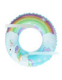 Fashion Colorful Unicorn 70# (155g) Suitable For 5-9 Years Old Pvc Cartoon Children's Swimming Ring