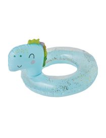 Fashion Blue Dinosaur 70# (suitable For 5-9 Years Old) Pvc Dinosaur Swimming Ring For Children