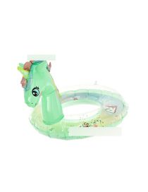Fashion Green Rainbow Horse 70# (suitable For 5-9 Years Old) Pvc Unicorn Kids Swimming Ring