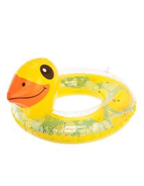 Fashion Sequined Yellow Duck 70# (suitable For 5-9 Years Old) Pvc Sequin Little Yellow Duck Children's Swimming Ring