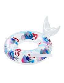 Fashion Pure Transparent Sequins Mermaid 90# (suitable For Adults) Pvc Sequined Mermaid Kids Swimming Ring