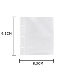 Fashion 3 Holes 3 Inches And 10 Pages Per Grid (can Hold 3 Inches) Pvc Three-inch One Grid Photo Album Inner Page