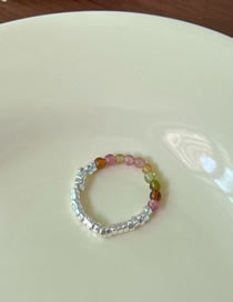 Fashion 3# Colorful Bead Beaded Ring