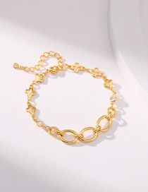 Fashion Gold Gold-plated Geometric Chain Bracelet