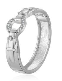 Fashion Silver Metal Diamond Ring Belt Buckle Bracelet