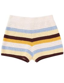 Fashion Stripe Polyester Striped Shorts