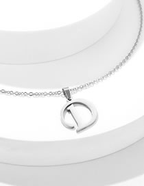 Fashion D. Stainless Steel 26 Alphabet Necklace