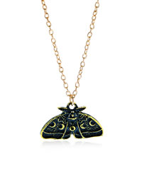 Fashion Gold Alloy Butterfly Necklace