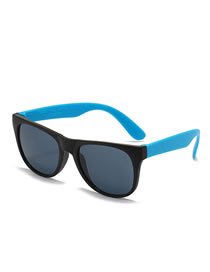 Fashion Black Frame Light Blue Legs Pc Square Large Frame Sunglasses