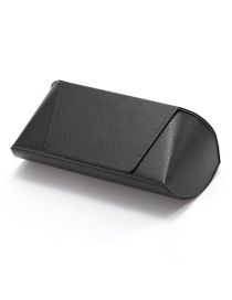 Fashion Black Leather Sunglasses Portable Storage Bag