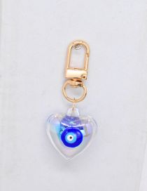 Fashion Love Keychain Acrylic Love Drip Eyes Keychain