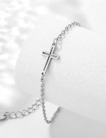 Fashion 20# Stainless Steel Cross Bracelet