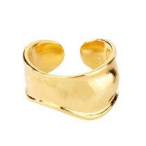 Fashion 49# Copper Geometric Irregular Open Ring