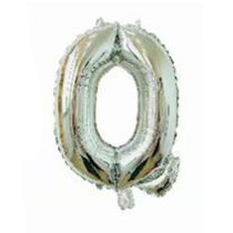 Fashion 16-inch Bright Silver Q (minimum Batch Of 50 Pieces) 16 Inch Aluminum Film 26 Letter Balloon