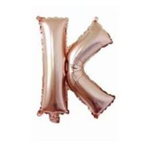 Fashion 16-inch Rose Gold K (minimum Batch Of 50 Pieces) 16 Inch Aluminum Film 26 Letter Balloon