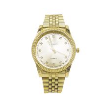 Fashion Gold Watch Stainless Steel Round Watch