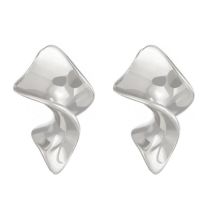 Fashion Silver Alloy Irregular Earrings