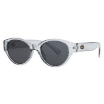 Fashion Transparent Gray Film Cat Eye Round Frame Sunglasses